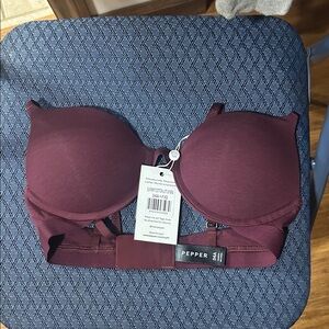 Pepper 34a NWT Fig Push Up Bra